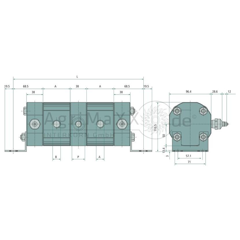 Mengenteiler GR-2 (2x) 25,1cc